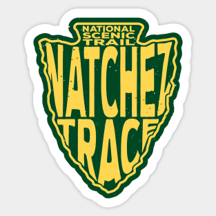 Natchez Trace National Scenic Trail name arrowhead Sticker